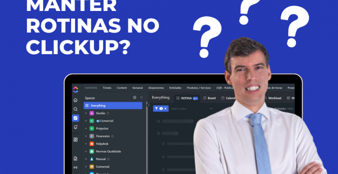 Como manter rotinas no Clickup?